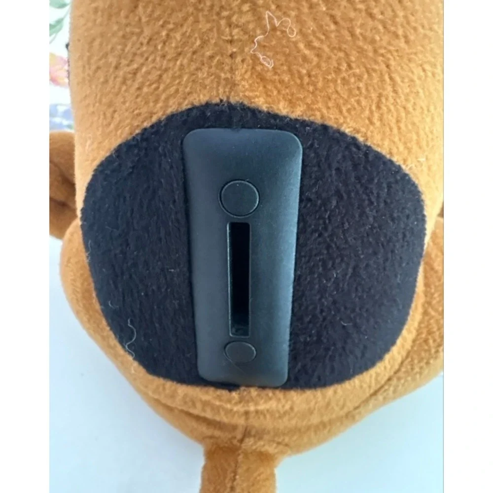 Scooby-Doo Plush Hanna-Barbera Coin Bank Piggy Bank Toy Brown - Not‎ Working